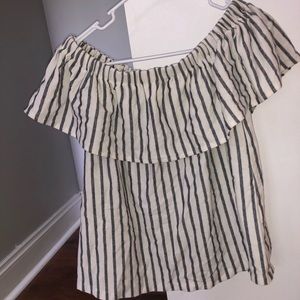 Banana republic off the shoulder shirt